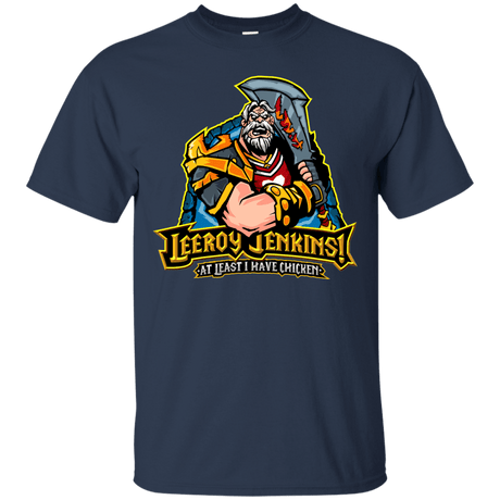 T-Shirts Navy / Small Leeroy Jenkins T-Shirt