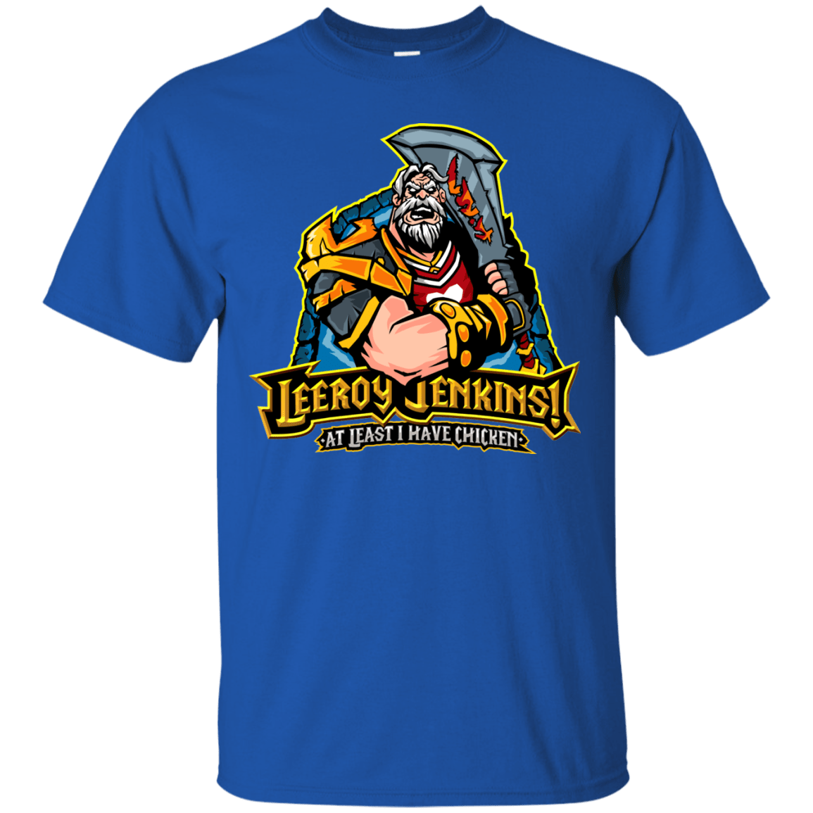 T-Shirts Royal / Small Leeroy Jenkins T-Shirt