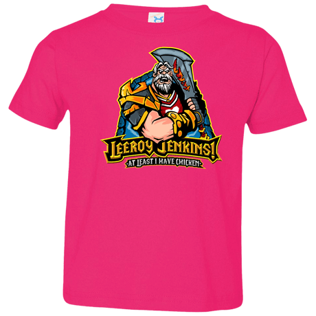 T-Shirts Hot Pink / 2T Leeroy Jenkins Toddler Premium T-Shirt