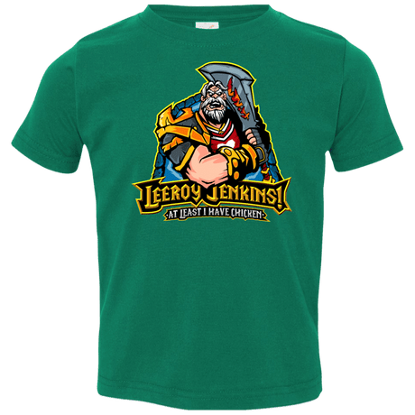 T-Shirts Kelly / 2T Leeroy Jenkins Toddler Premium T-Shirt