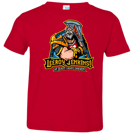 T-Shirts Red / 2T Leeroy Jenkins Toddler Premium T-Shirt