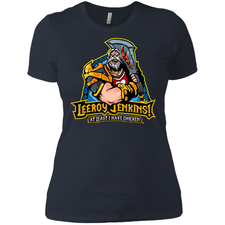 T-Shirts Indigo / X-Small Leeroy Jenkins Women's Premium T-Shirt