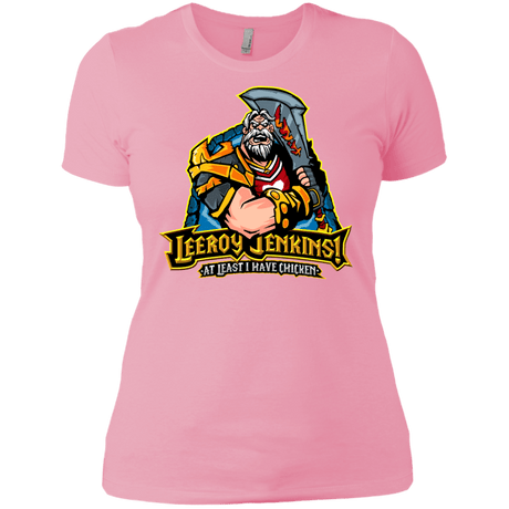 T-Shirts Light Pink / X-Small Leeroy Jenkins Women's Premium T-Shirt