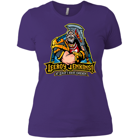 T-Shirts Purple / X-Small Leeroy Jenkins Women's Premium T-Shirt