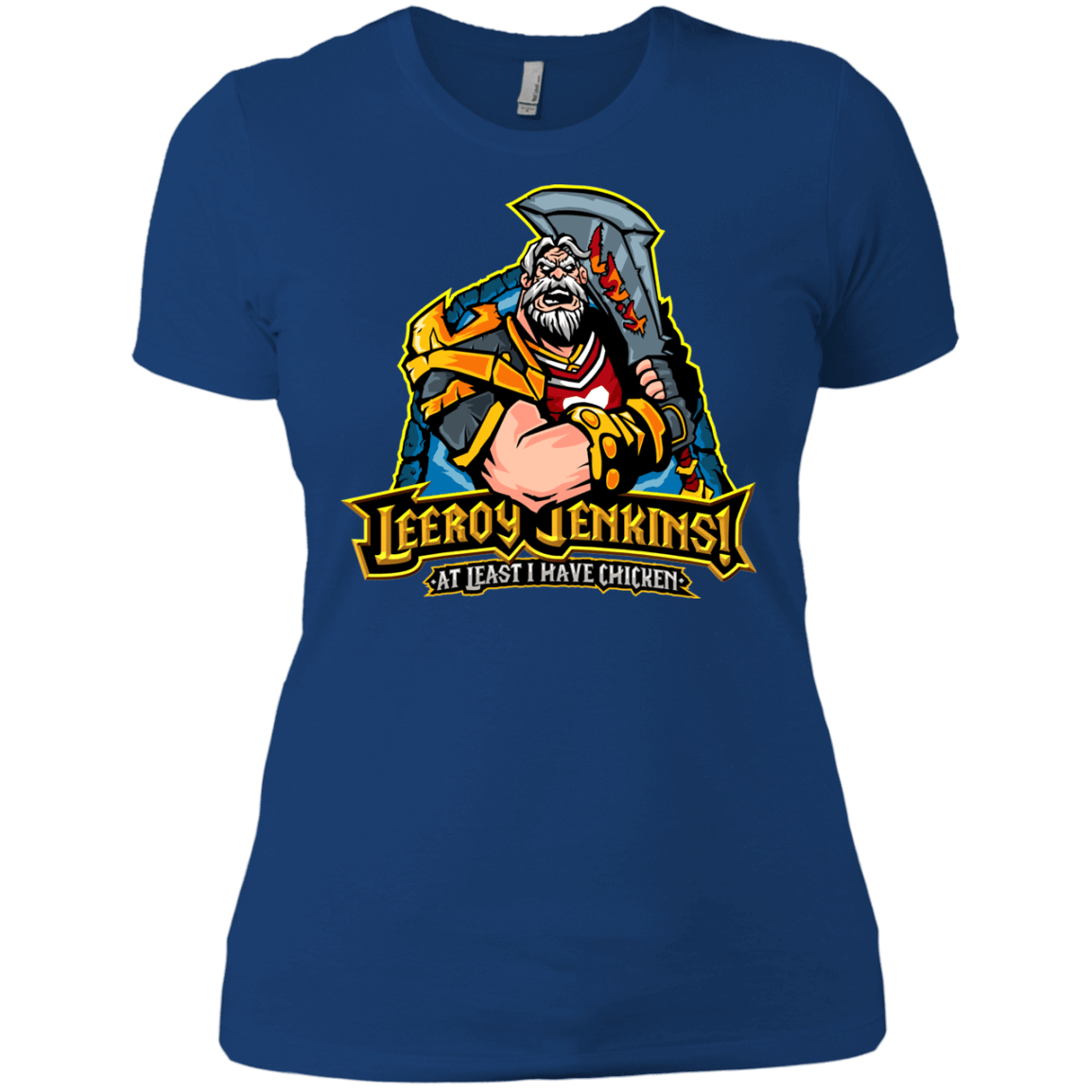 T-Shirts Royal / X-Small Leeroy Jenkins Women's Premium T-Shirt