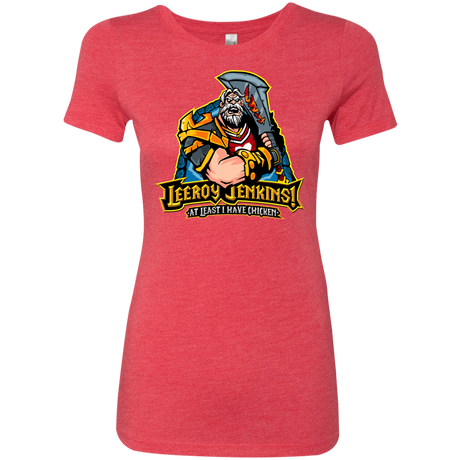 T-Shirts Vintage Red / Small Leeroy Jenkins Women's Triblend T-Shirt