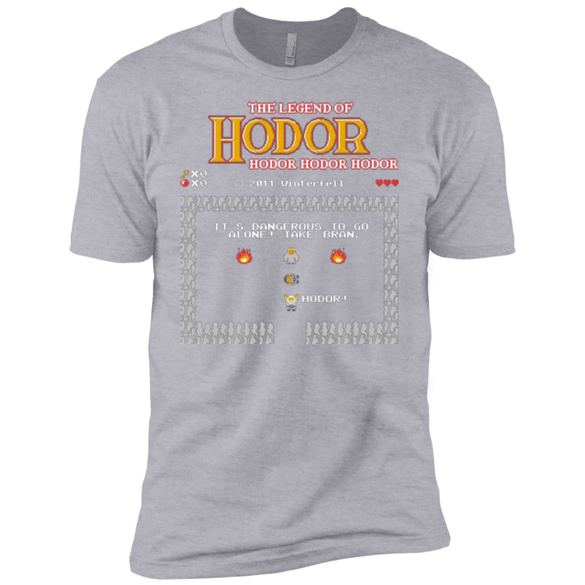 T-Shirts Heather Grey / YXS Legend of Hodor Boys Premium T-Shirt