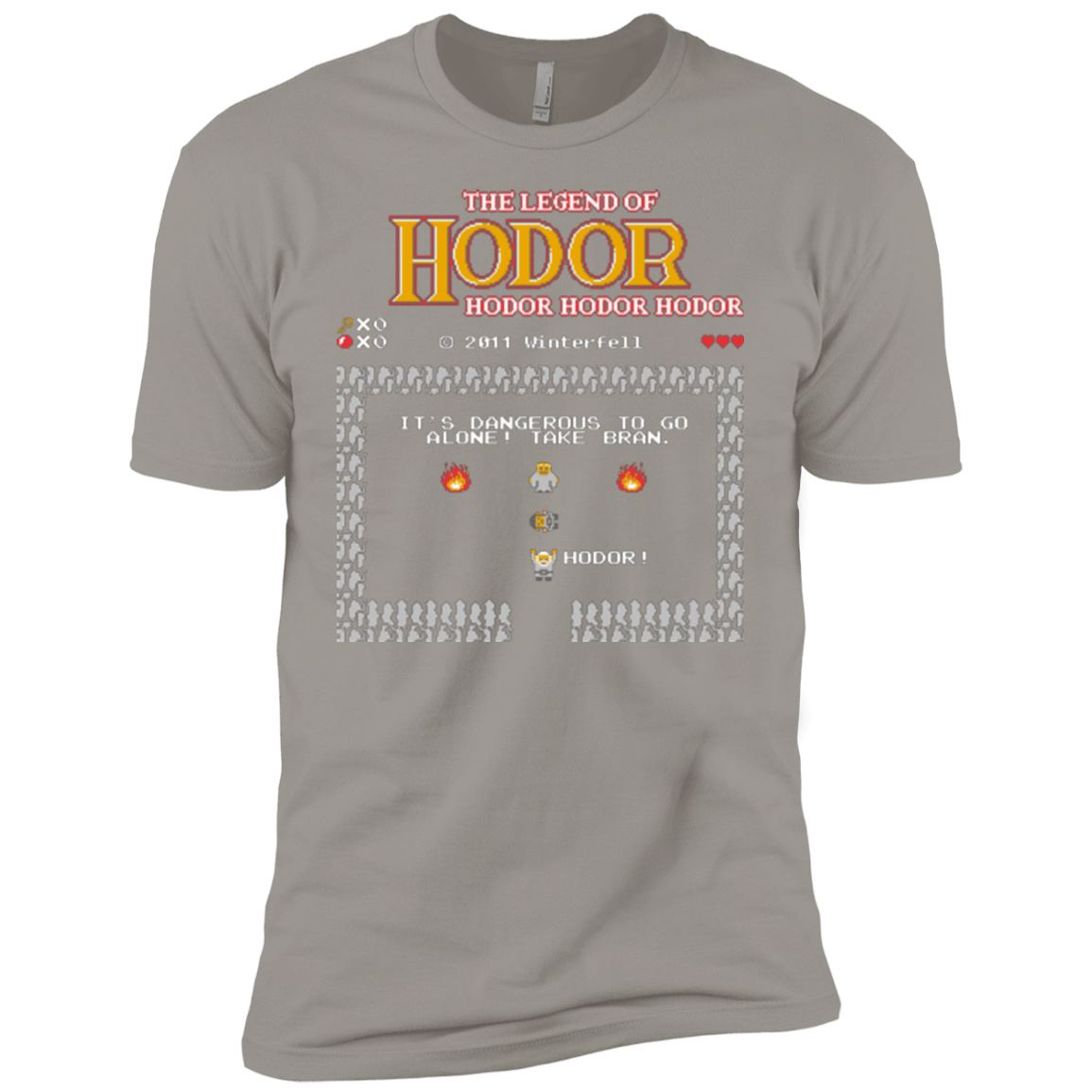 T-Shirts Light Grey / YXS Legend of Hodor Boys Premium T-Shirt