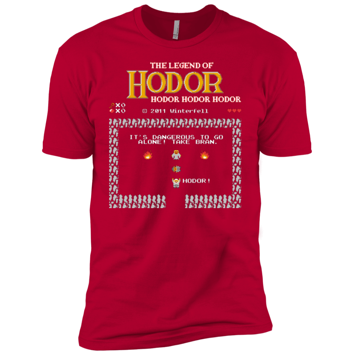T-Shirts Red / YXS Legend of Hodor Boys Premium T-Shirt