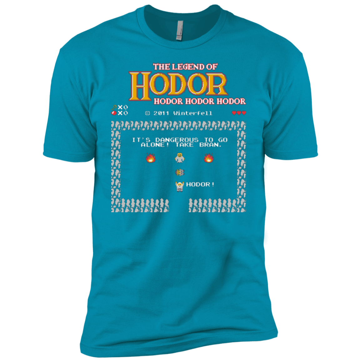 T-Shirts Turquoise / YXS Legend of Hodor Boys Premium T-Shirt