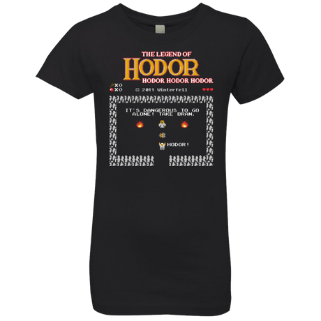 T-Shirts Black / YXS Legend of Hodor Girls Premium T-Shirt