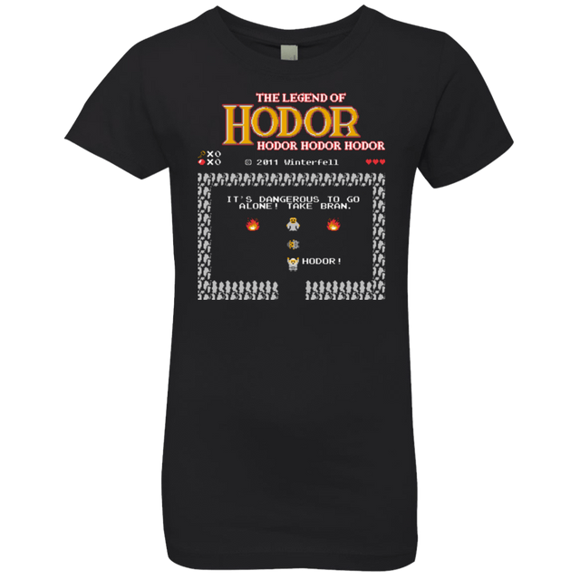 T-Shirts Black / YXS Legend of Hodor Girls Premium T-Shirt