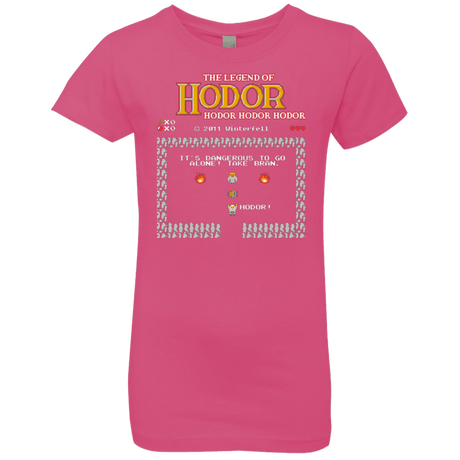 T-Shirts Hot Pink / YXS Legend of Hodor Girls Premium T-Shirt