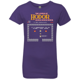 T-Shirts Purple Rush / YXS Legend of Hodor Girls Premium T-Shirt