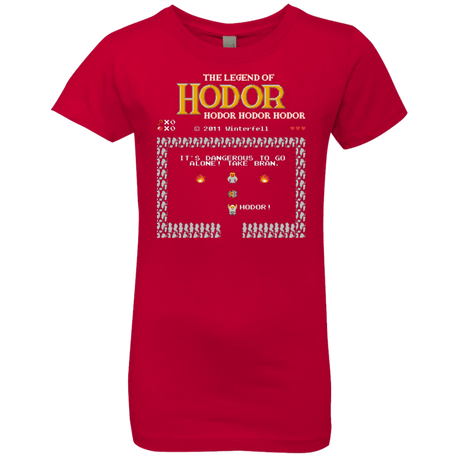 T-Shirts Red / YXS Legend of Hodor Girls Premium T-Shirt