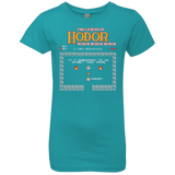 T-Shirts Tahiti Blue / YXS Legend of Hodor Girls Premium T-Shirt