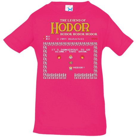 T-Shirts Hot Pink / 6 Months Legend of Hodor Infant Premium T-Shirt