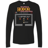 T-Shirts Black / Small Legend of Hodor Men's Premium Long Sleeve