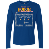 T-Shirts Royal / Small Legend of Hodor Men's Premium Long Sleeve