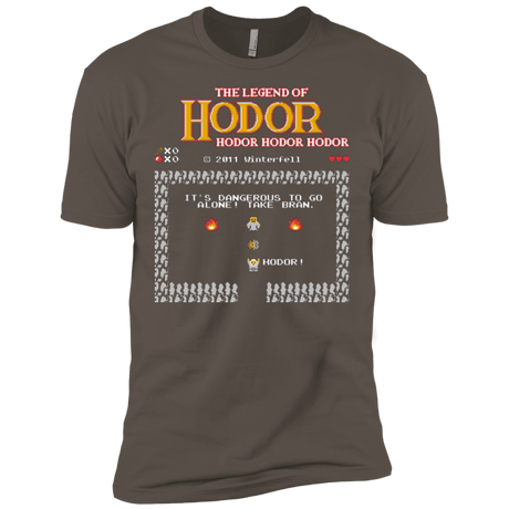 T-Shirts Warm Grey / X-Small Legend of Hodor Men's Premium T-Shirt