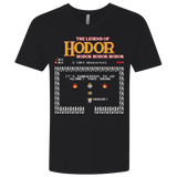T-Shirts Black / X-Small Legend of Hodor Men's Premium V-Neck