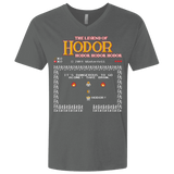 T-Shirts Heavy Metal / X-Small Legend of Hodor Men's Premium V-Neck