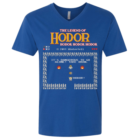 T-Shirts Royal / X-Small Legend of Hodor Men's Premium V-Neck