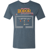 T-Shirts Indigo / Small Legend of Hodor Men's Triblend T-Shirt