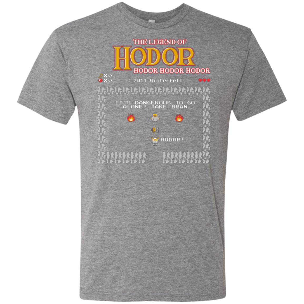 T-Shirts Premium Heather / Small Legend of Hodor Men's Triblend T-Shirt