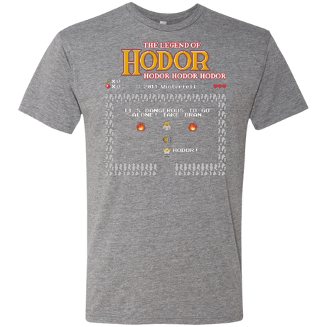 T-Shirts Premium Heather / Small Legend of Hodor Men's Triblend T-Shirt