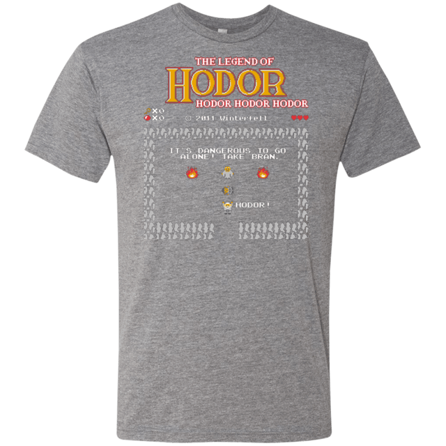 T-Shirts Premium Heather / Small Legend of Hodor Men's Triblend T-Shirt
