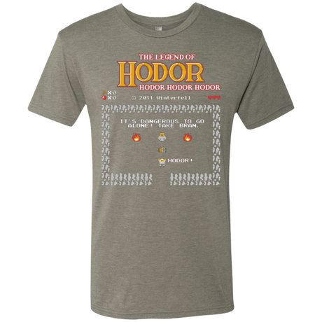 T-Shirts Venetian Grey / Small Legend of Hodor Men's Triblend T-Shirt
