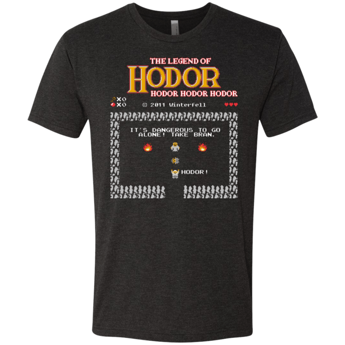 T-Shirts Vintage Black / Small Legend of Hodor Men's Triblend T-Shirt