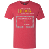 T-Shirts Vintage Red / Small Legend of Hodor Men's Triblend T-Shirt