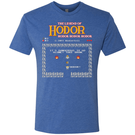 T-Shirts Vintage Royal / Small Legend of Hodor Men's Triblend T-Shirt