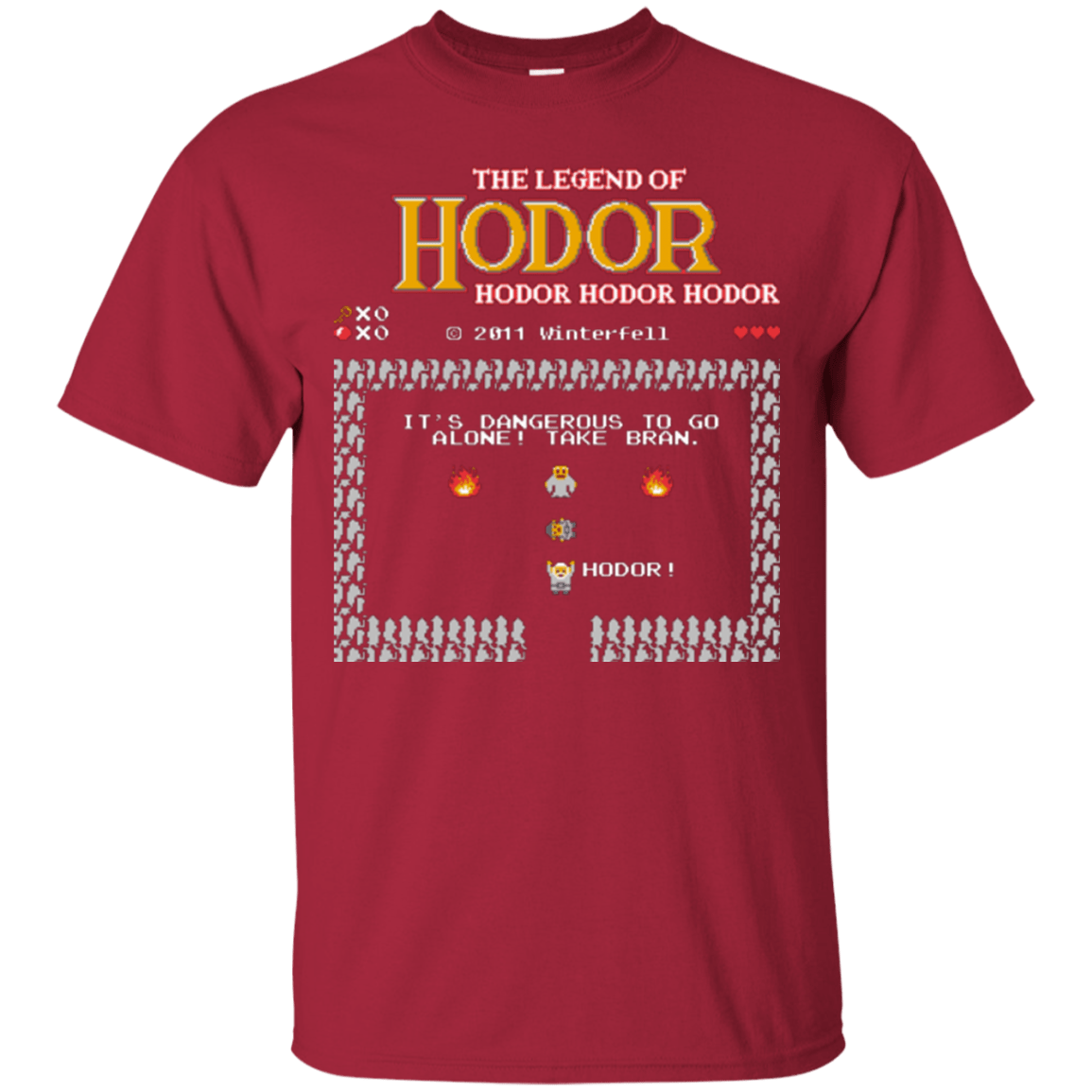 T-Shirts Cardinal / Small Legend of Hodor T-Shirt