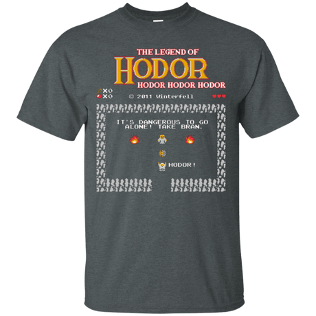 T-Shirts Dark Heather / Small Legend of Hodor T-Shirt