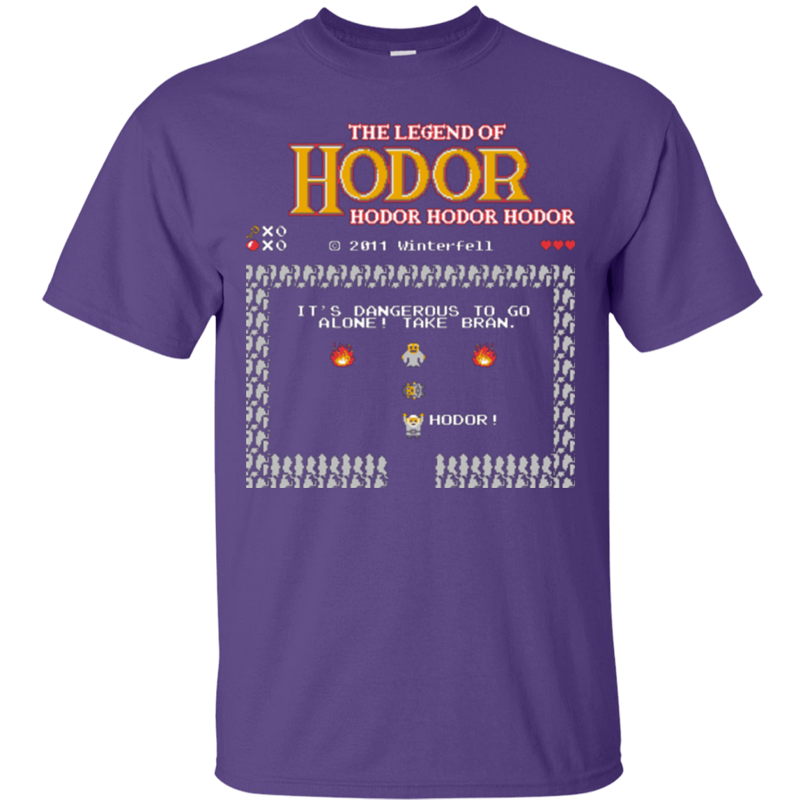 T-Shirts Purple / Small Legend of Hodor T-Shirt
