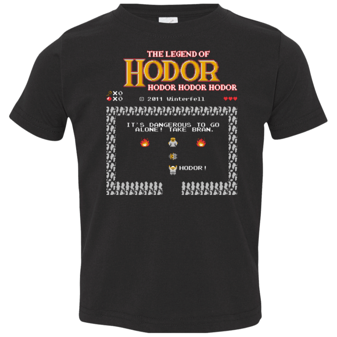 T-Shirts Black / 2T Legend of Hodor Toddler Premium T-Shirt