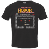 T-Shirts Black / 2T Legend of Hodor Toddler Premium T-Shirt