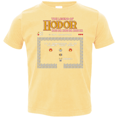 T-Shirts Butter / 2T Legend of Hodor Toddler Premium T-Shirt