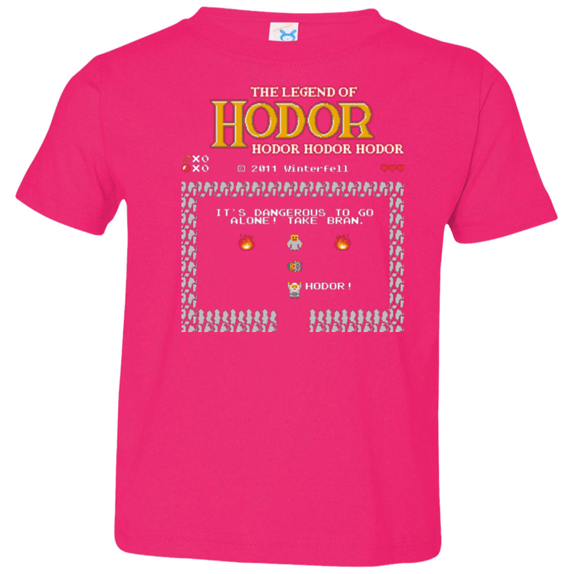 T-Shirts Hot Pink / 2T Legend of Hodor Toddler Premium T-Shirt