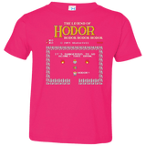 T-Shirts Hot Pink / 2T Legend of Hodor Toddler Premium T-Shirt