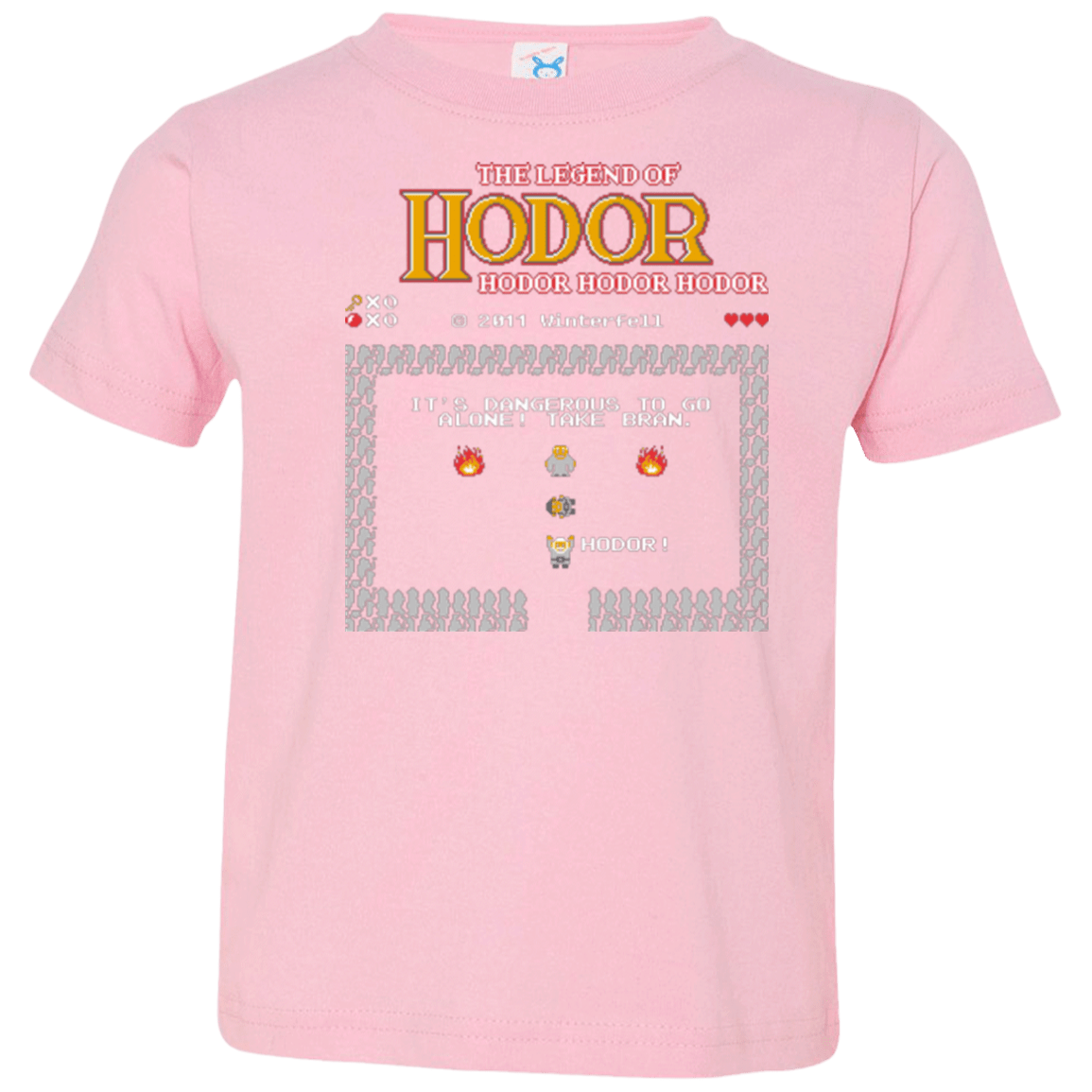 T-Shirts Pink / 2T Legend of Hodor Toddler Premium T-Shirt