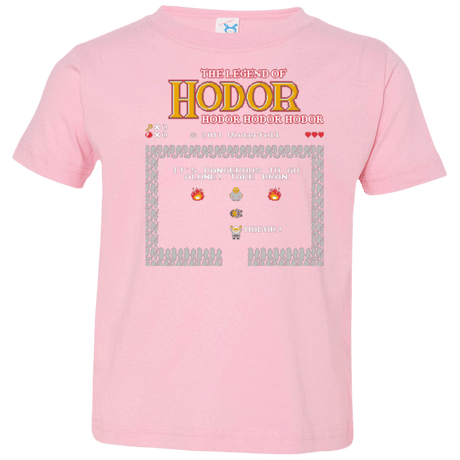 T-Shirts Pink / 2T Legend of Hodor Toddler Premium T-Shirt
