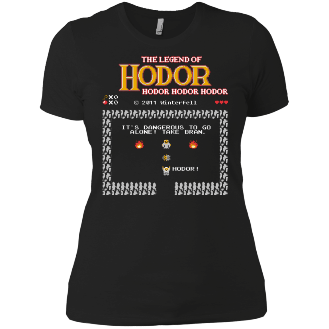T-Shirts Black / X-Small Legend of Hodor Women's Premium T-Shirt