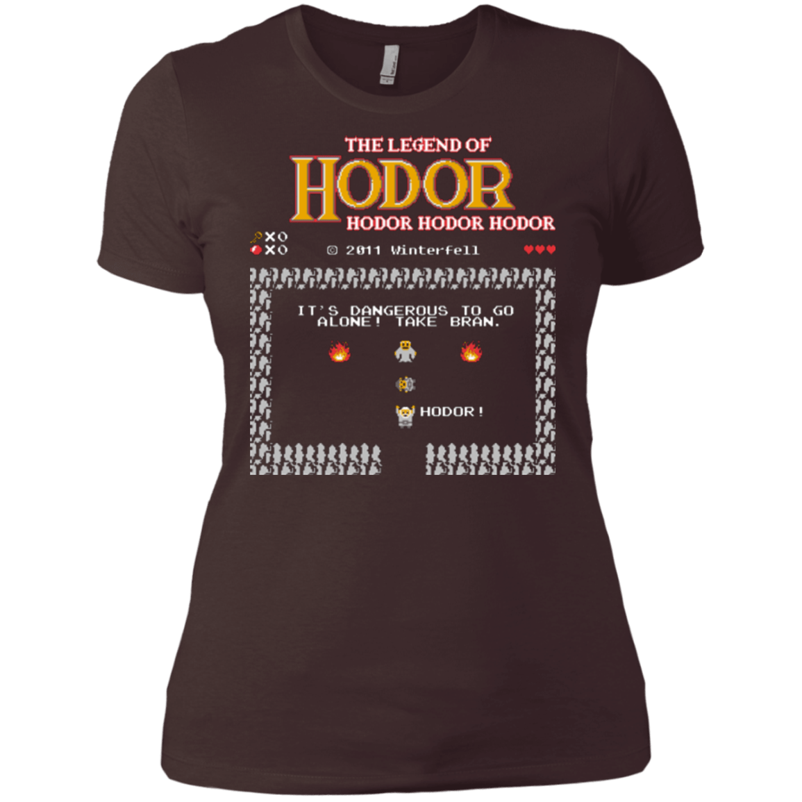 T-Shirts Dark Chocolate / X-Small Legend of Hodor Women's Premium T-Shirt