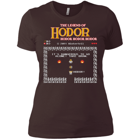 T-Shirts Dark Chocolate / X-Small Legend of Hodor Women's Premium T-Shirt