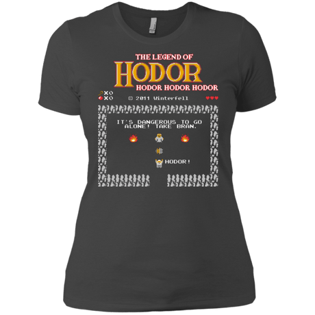 T-Shirts Heavy Metal / X-Small Legend of Hodor Women's Premium T-Shirt