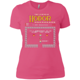 T-Shirts Hot Pink / X-Small Legend of Hodor Women's Premium T-Shirt